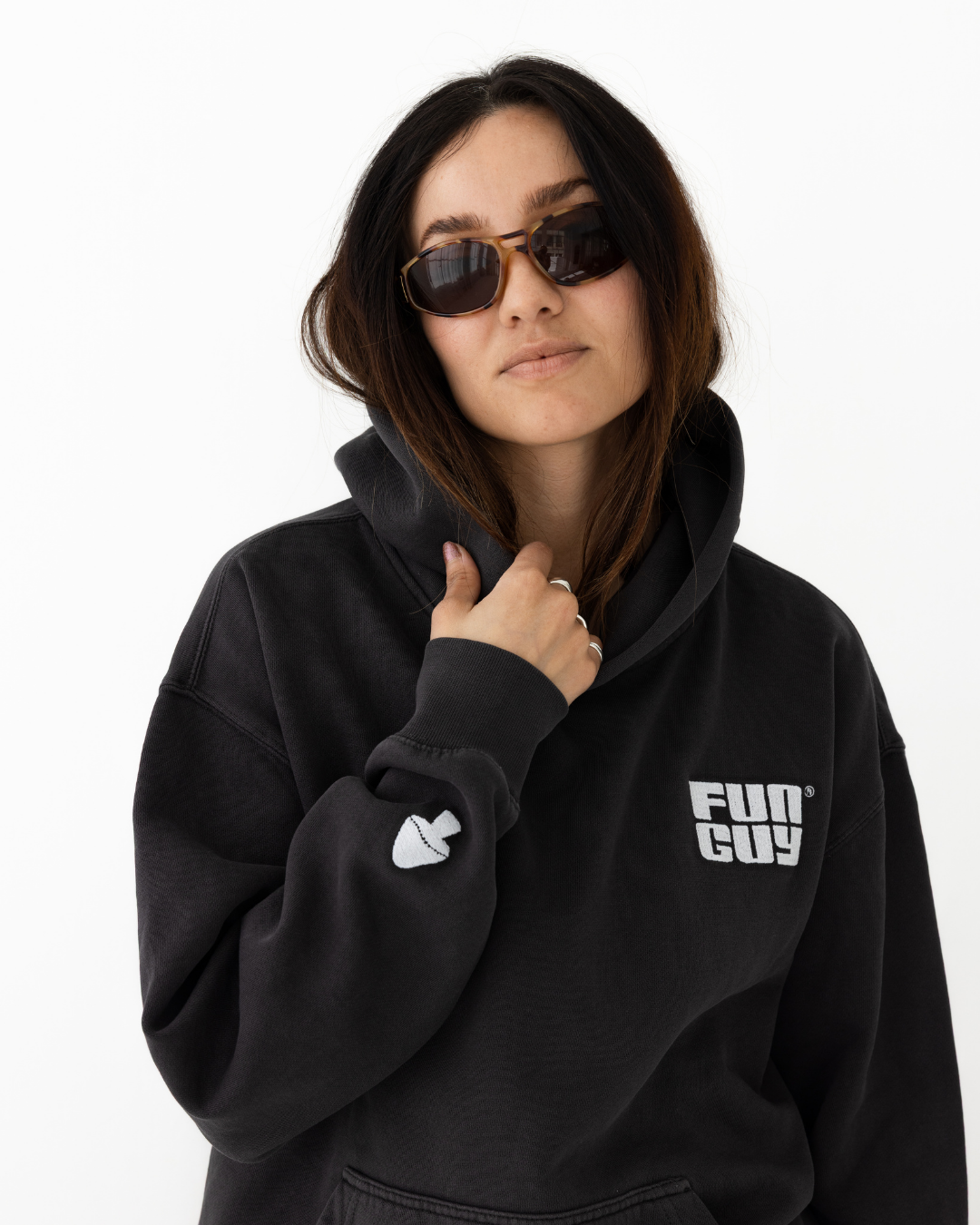 【タグ・袋付き美品】PWA complete fits hoodie Fox x Honolulu Pawnshop Bedazzled Box Hoodie