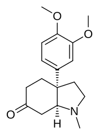 Mesembrine molecule structure
